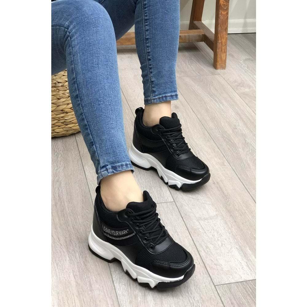 Filet 209 Gizli Topuklu Taban Sneaker Kadın Spor Ayakkabı