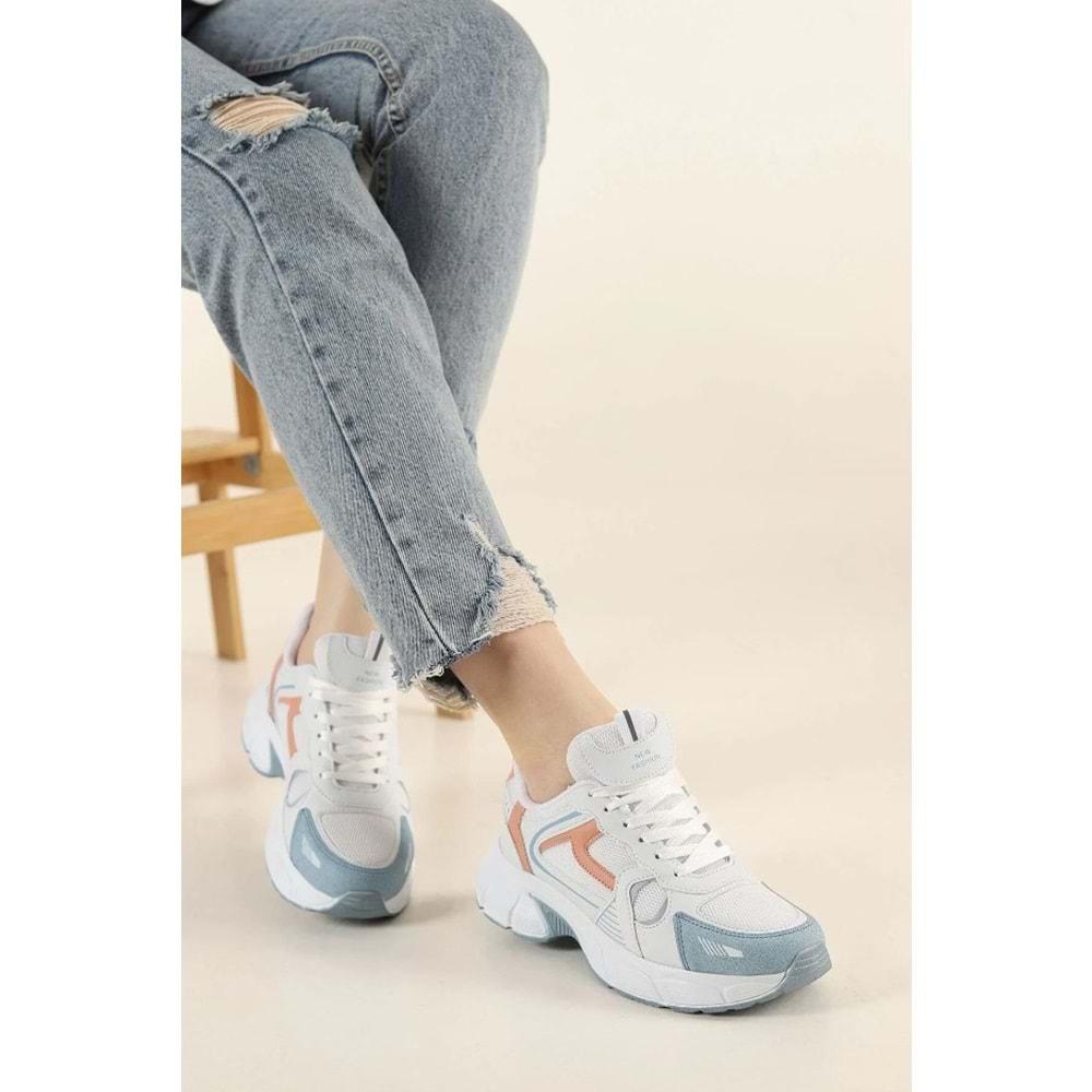 Lambırlent 7450 Kalın Taban Sneaker Unisex Spor Ayakkabı