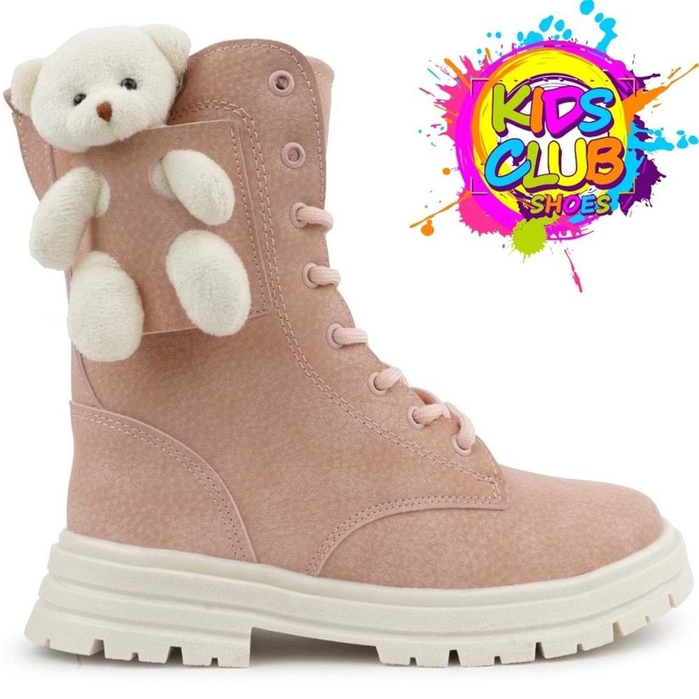 Kids Club Shoes Perla Hayvan Figürlü Ortopedik Kaymaz Taban Unisex Çocuk Bot