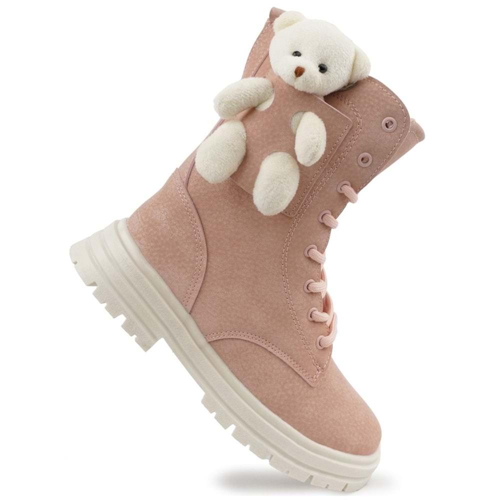 Kids Club Shoes Perla Hayvan Figürlü Ortopedik Kaymaz Taban Unisex Çocuk Bot