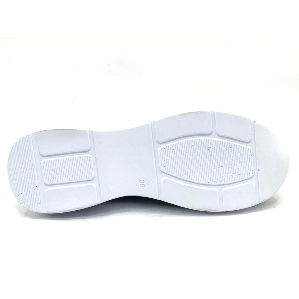Kocamanlar 2416 4 cm Topuklu Taban Sneaker Kadın Spor Ayakkabı