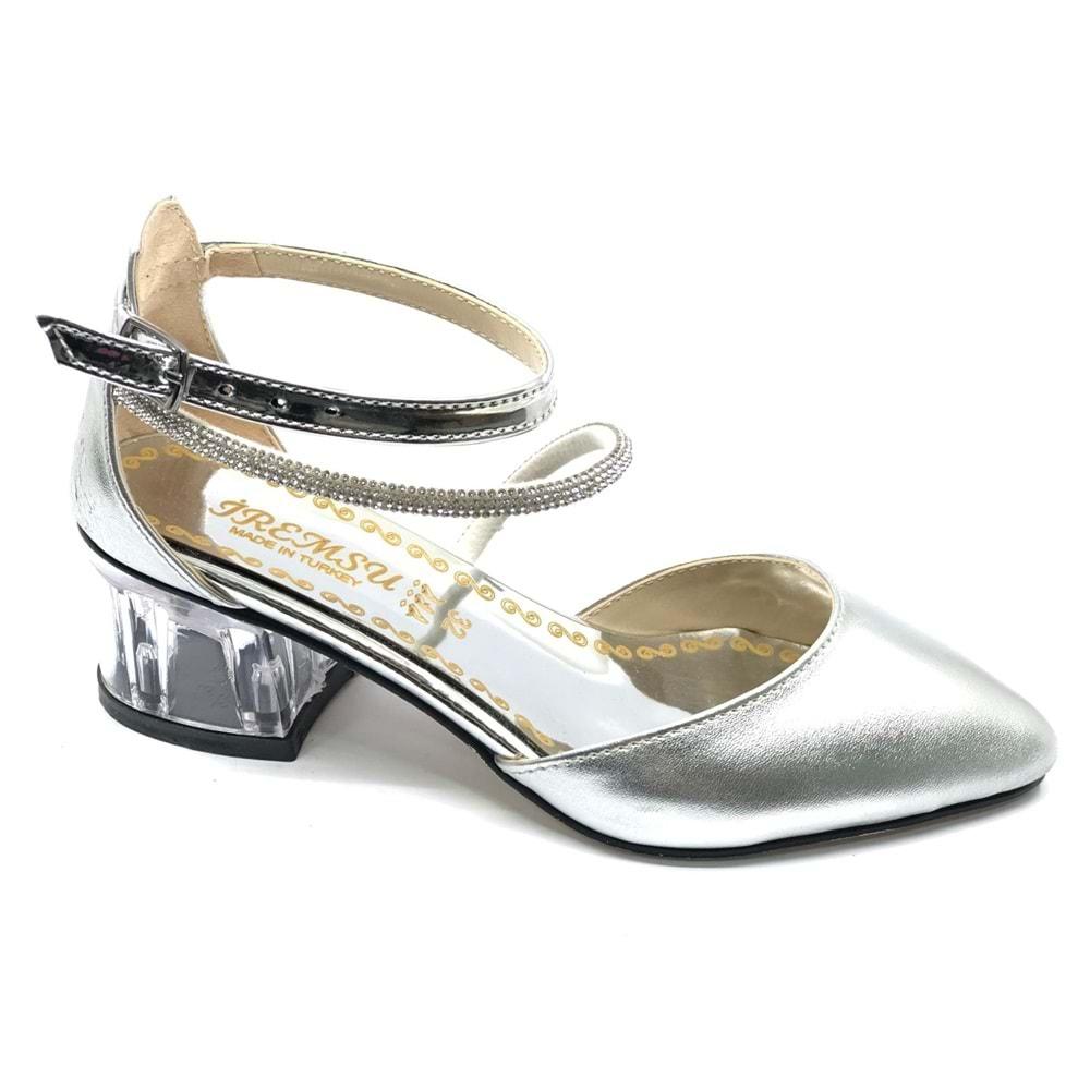 İremsu 8545111 Kız Çocuk Abiye Taşlı Topuklu Ayakkabı