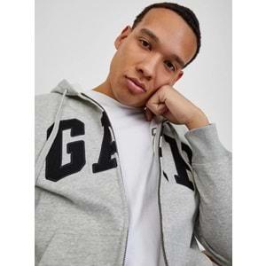 Gap V-Heritage Gap Logo Fz 851516 Erkek Kapüşonlu Fermuarlı Sweatshirt