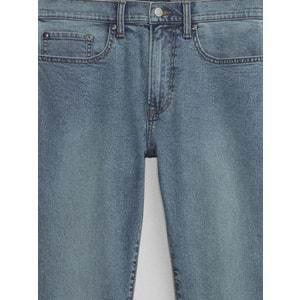 Gap V-Slım Opp Lt Adu 831333000 GapFlex Slim Jean Pantolon Dar Kalıp Erkek Kot Pantolon