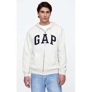 Gap V-Heritage Gap Logo Fz-Snl 674144 Erkek Kapüşonlu Fermuarlı Sweatshirt