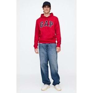 Gap V-Frch Ft Herıtage Logo Po Snl - 868460007 Erkek Kapüşonlu Sweatshirt