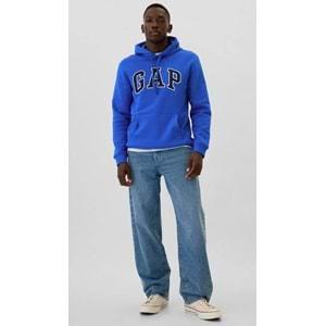 Gap V-Heritage Gap Logo SNL 674148 Erkek Kapüşonlu Sweatshirt