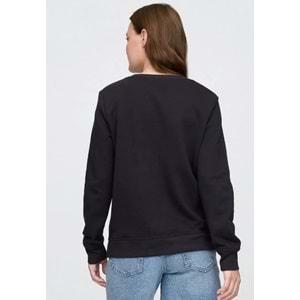 Gap Doorbuster Logo Sweatshirt 800444 Bisiklet Yaka Fleece Sweatshirt Kadın Sweatshirt