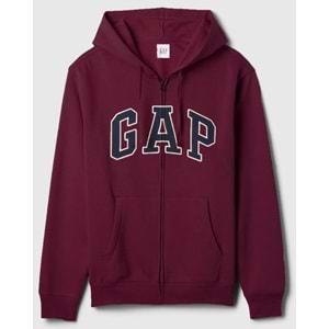 Gap V-Heritage Gap Logo Fz-Snl 674144 Erkek Kapüşonlu Fermuarlı Sweatshirt