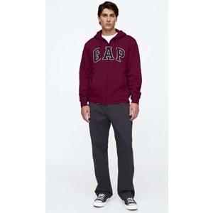 Gap V-Heritage Gap Logo Fz-Snl 674144 Erkek Kapüşonlu Fermuarlı Sweatshirt