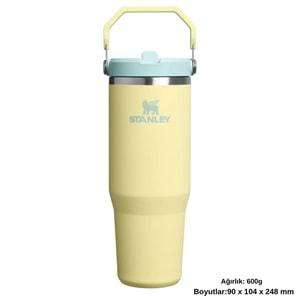 Stanley The IceFlow Flip Straw Pipetli Termos Bardak 0.89 LT Matara