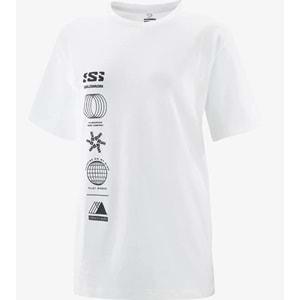 Salomon LC2233000 Logo Combo SS Tee W Tişört Kadın T-Shirt