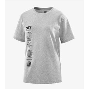 Salomon LC2232900 Logo Combo SS Tee W Tişört Kadın T-Shirt