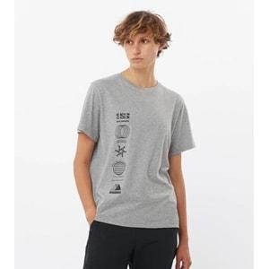 Salomon LC2232900 Logo Combo SS Tee W Tişört Kadın T-Shirt