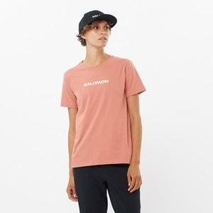 Salomon LC2217800 Logo SS Tee W Tişört Kadın T-Shirt