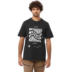 Salomon LC2218800 Running Graphic SS Tee Tişört Erkek T-Shirt