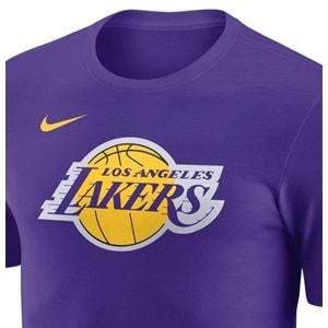 Nike Los Angeles Lakers NBA Erkek Basketbol T-Shirt FJ0243-504 Kısa Kol Tişort Erkek T-Shirt