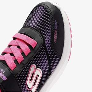Skechers Dynamic Tread Journey Time 303387L-BKHP Waterproof Ortopedik Çocuk Spor Ayakkabı