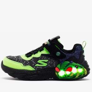 Skechers Creature-Lights 400617L-BKLM Ortopedik Işıklı Çocuk Spor Ayakkabı