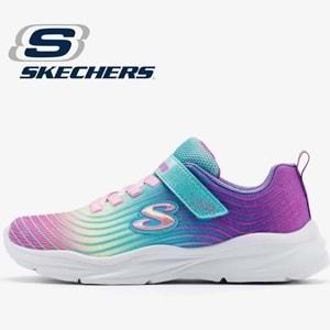 Skechers Power Jams-Pastel Speed 303554L-Tqmt Ortopedik Çocuk Spor Ayakkabı
