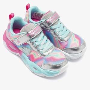 Skechers Twisty Glow - Sorbet Swirl 303716L-SMLT Ortopedik Işıklı Çocuk Spor Ayakkabı