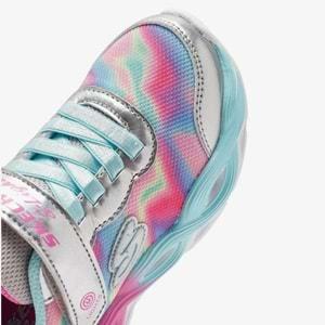 Skechers Twisty Glow - Sorbet Swirl 303716L-SMLT Ortopedik Işıklı Çocuk Spor Ayakkabı