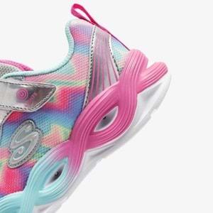 Skechers Twisty Glow - Sorbet Swirl 303716L-SMLT Ortopedik Işıklı Çocuk Spor Ayakkabı
