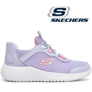 Skechers Bounder Slip-İns Simle Cute 303585L-LAV Ortopedik Çocuk Spor Ayakkabı
