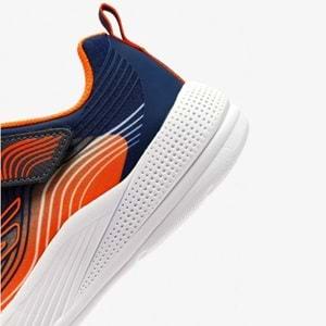 Skechers Microspec Advance 403926L-NVOR Ortopedik Çocuk Spor Ayakkabı