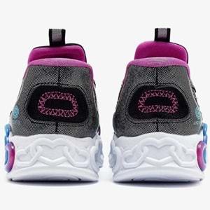 Skechers Infinite Heart Lights Eternal Shimmer 303755L-BKMT Ortopedik Işıklı Çocuk Spor Ayakkabı