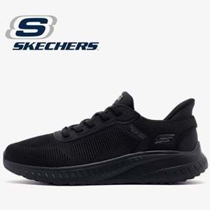 Skechers Bobs Squad Chaos Solıd Step Slip-İns 118312-BBK Erkek Spor Ayakkabı
