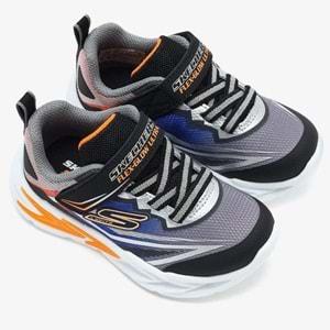 Skechers Flexglow Ultra 400139N-BKSL Ortopedik Işıklı Çocuk Spor Ayakkabı