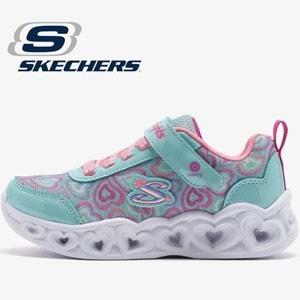 Skechers Heart Lights - Boogıe Love 303257L-MTMT Ortopedik Işıklı Çocuk Spor Ayakkabı