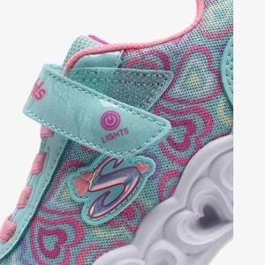 Skechers Heart Lights - Boogıe Love 303257L-MTMT Ortopedik Işıklı Çocuk Spor Ayakkabı