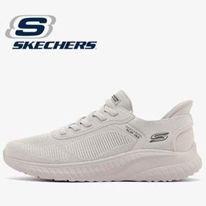 Skechers Bobs Squad Chaos Solıd Step Slip-İns 118312-OFWT Erkek Spor Ayakkabı
