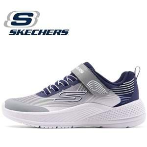 Skechers Microspec Advance 403926L-NVLG Ortopedik Çocuk Spor Ayakkabı