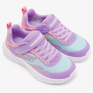 Skechers Microspec Advance Oasıs Poınt 303657L-LVMT Ortopedik Çocuk Spor Ayakkabı