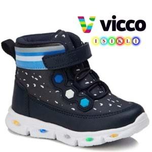 Vicco Mizu Işıklı Phylon Taban Ortopedik Çocuk Boğazlı Spor Ayakkabı