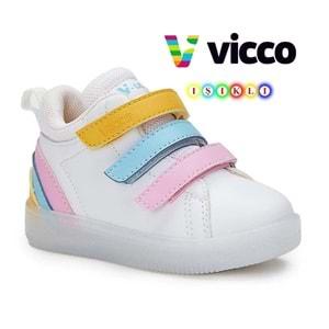 Vicco Rainbow Işıklı Ortopedik Çocuk Boğazlı Spor Ayakkabı