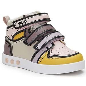 Vicco Dali Işıklı Ortopedik Taban Çocuk Boğazlı Spor Ayakkabı