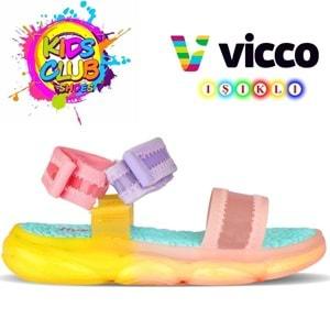 Vicco Flora Ortopedik Işıklı Çocuk Sandalet