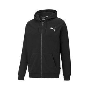 Puma ESS Small Logo FZ Hoodie TR 586704-51 Fermuarlı Erkek Kapüşonlu Sweatshirt