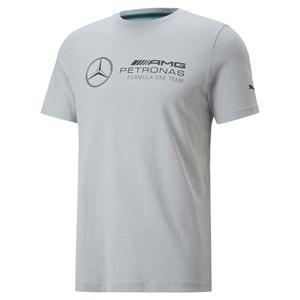 Puma 536447-02 MAPF1 ESS Logo Tee Mercedes Team Silver Erkek T-Shirt