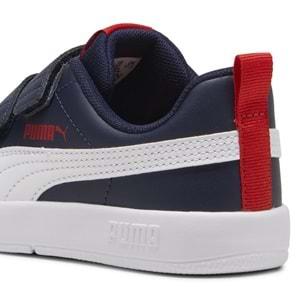 Puma Courtflex V3 V Ps 397642-03 Ortopedik Çocuk Spor Ayakkabı