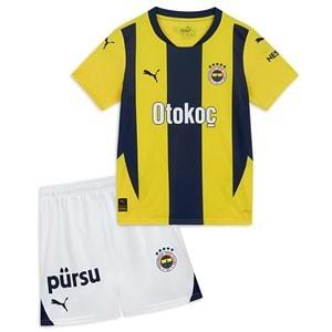 Fenerbahçe S.K. Çubuklu Forma 24/25 Mini Set Çocuk İç Saha Forması