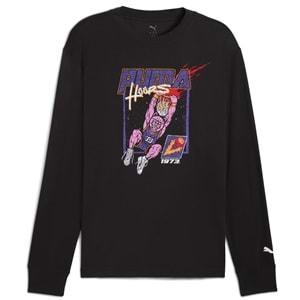 Puma Hoopstel LS Tee 632903-01 Tişört Erkek T-Shirt