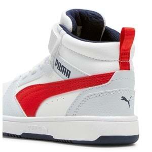 Puma Rebound V6 Mid AC+ PS 393832-09 Ortopedik Çocuk Spor Ayakkabı