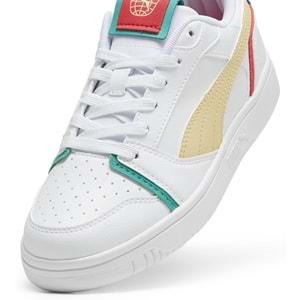 Puma 395568-01 Rebound V6 Lo R,S, B Jr Unisex Spor Ayakkabı