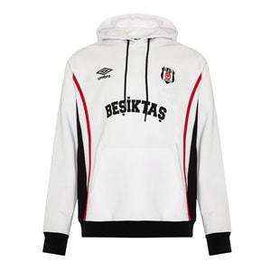 Beşiktaş S.K. Bjk Umbro 25/26 Takım Antrenman Pamuklu Erkek Kapüşonlu Sweatshirt