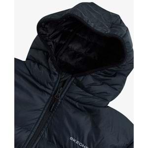 Skechers M Essential Hooded Jacket Mont S202063-001 Erkek Günlük Mont